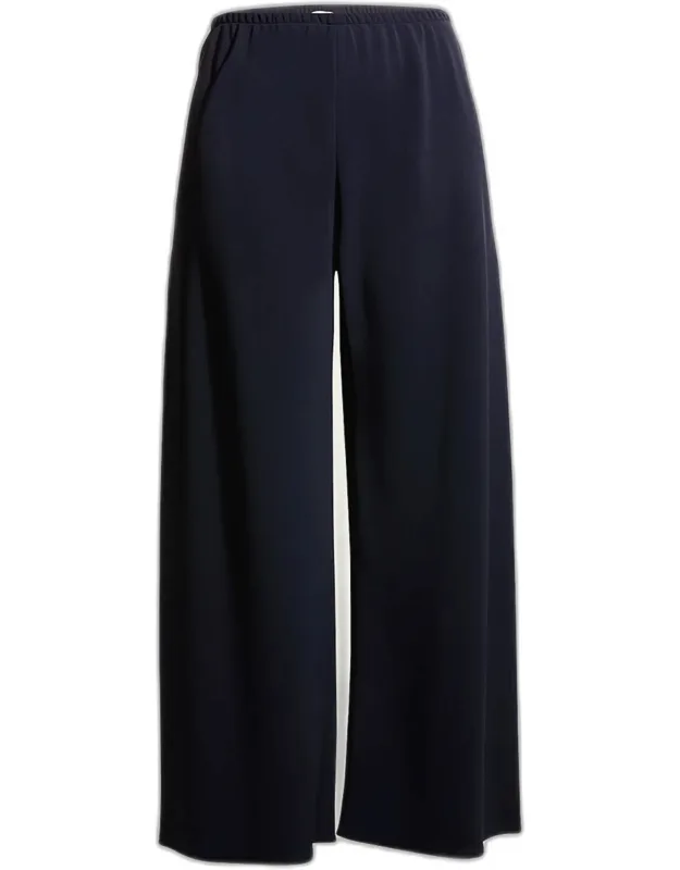 Gala Wide-leg Crepe Pants