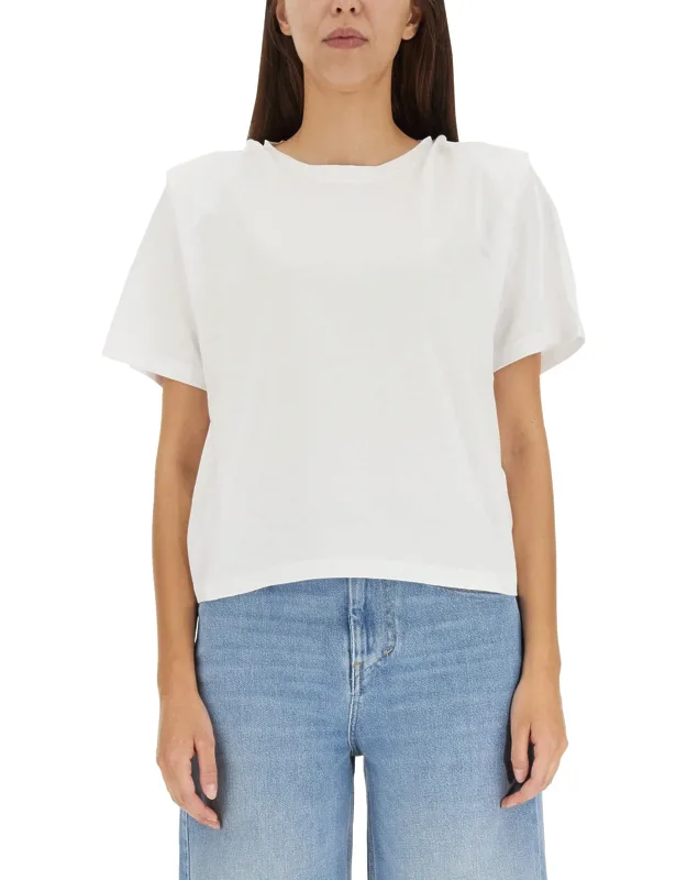 _isabel Marant T-shirt Straight Rim 100% Cotton_