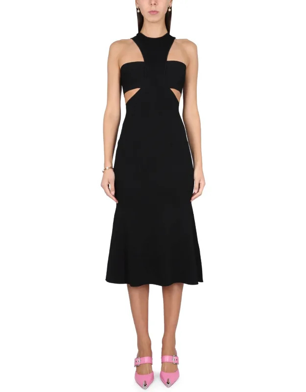 Harness Dress With Cut Out Details