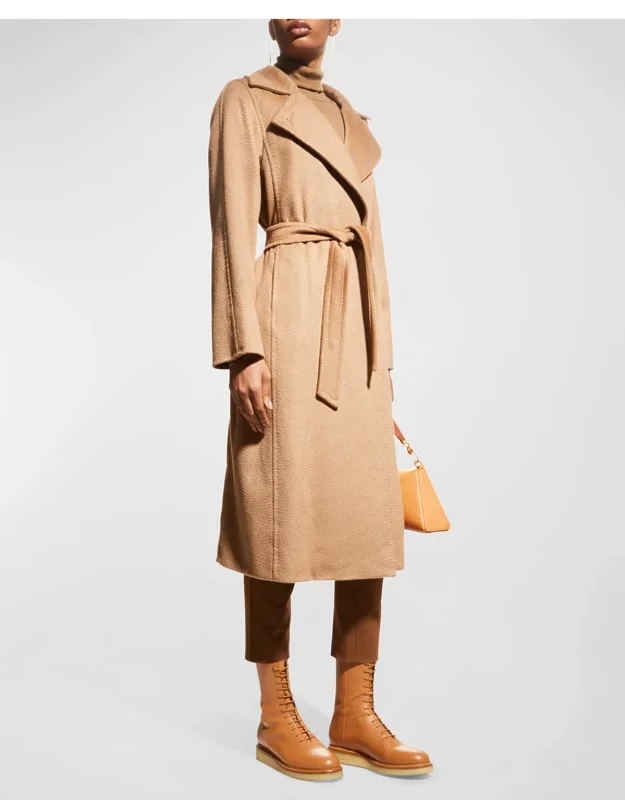 Belted Camel Hair Coat