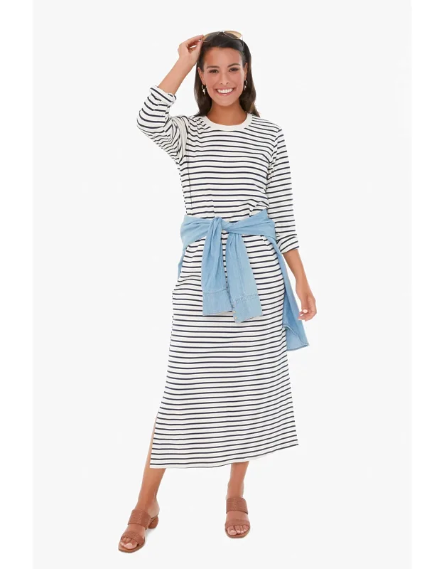 Gio Maxi Dress With Long Sleeves And Side Slits