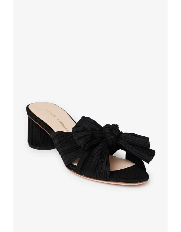 Emilia Pleated Knot Mules