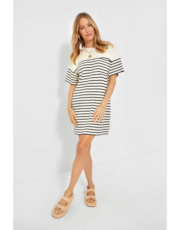 Knit Striped Frenchie Dress