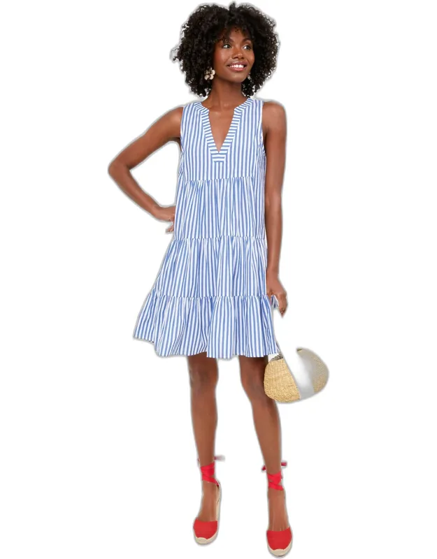 Sleeveless Cotton Poplin Dress