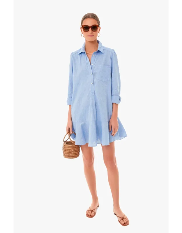 Chambray Shirt Dress
