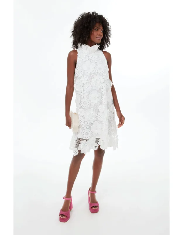 Blanc Guipure Lace Blythe Dress