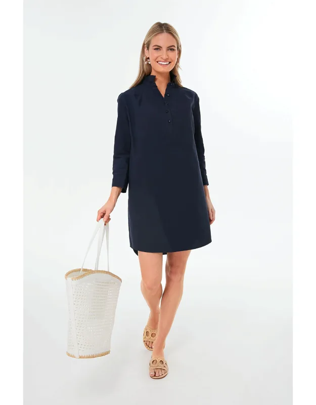 Polly Dres With Pockets And Classic Collar