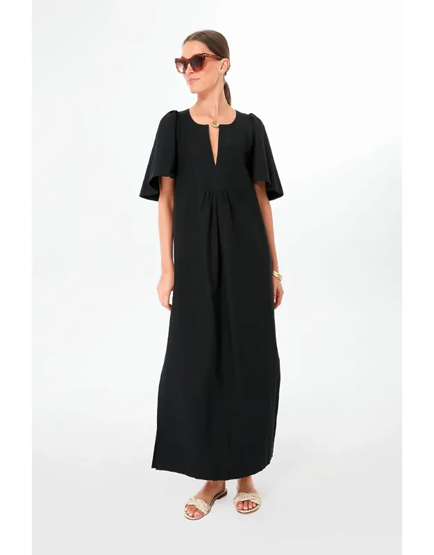 Finley Flutter Sleeve Maxi Dress