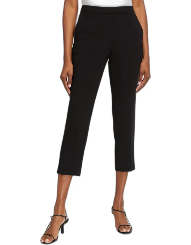 Cropped Pull-on Pants