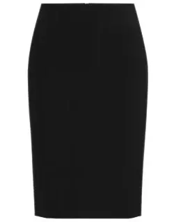 Slim-fit Pencil Skirt In Virgin Wool