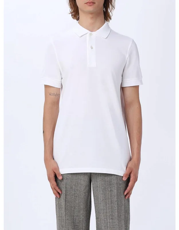 Polo Shirt In Pique Cotton