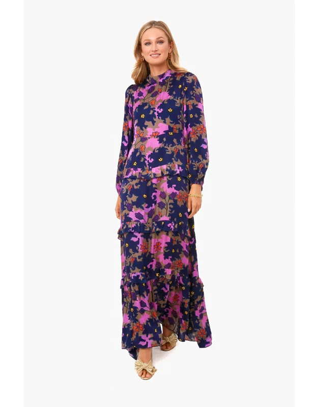 Exclusive Suzani Mock Neck Dress