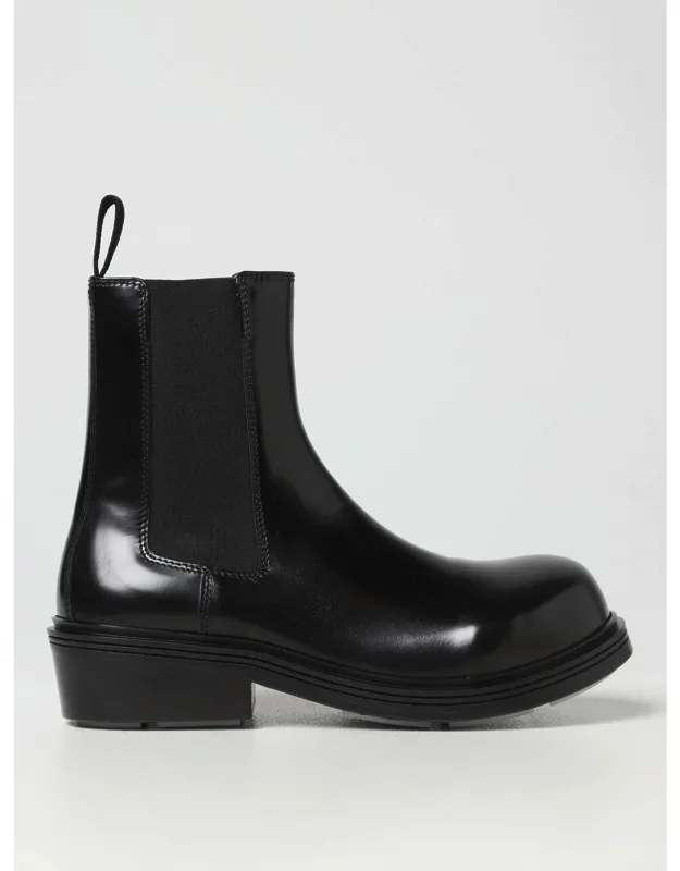 Fireman Brushed Leather Ankle Boots