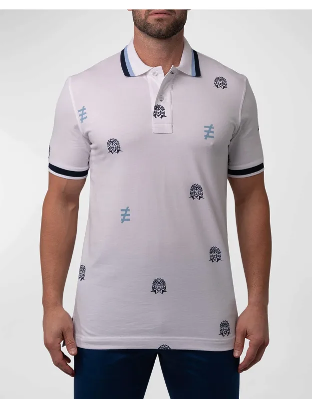 Mozart Icon Tipped Polo Shirt