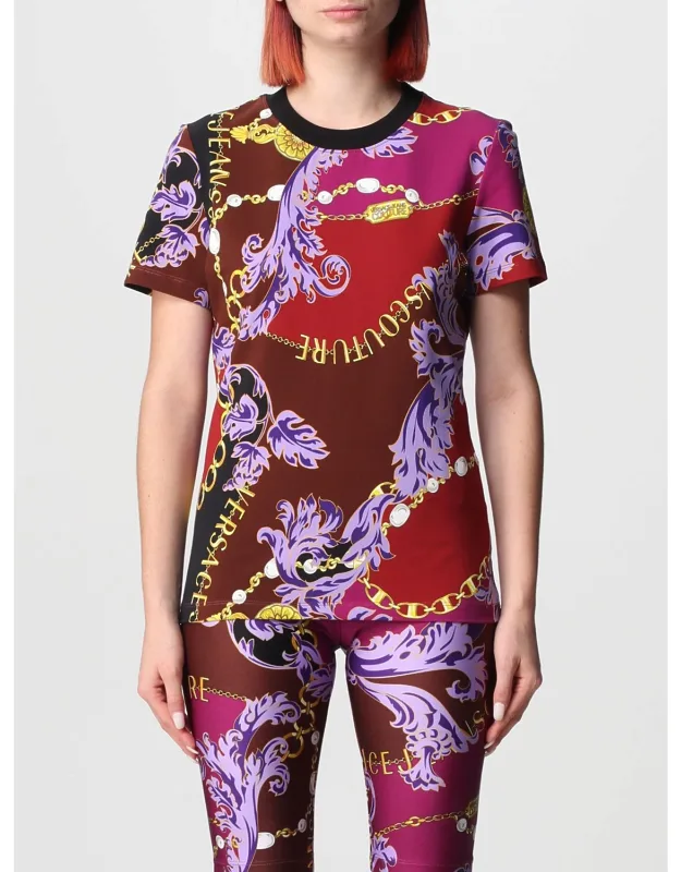 Printed Cotton Blend T-shirt