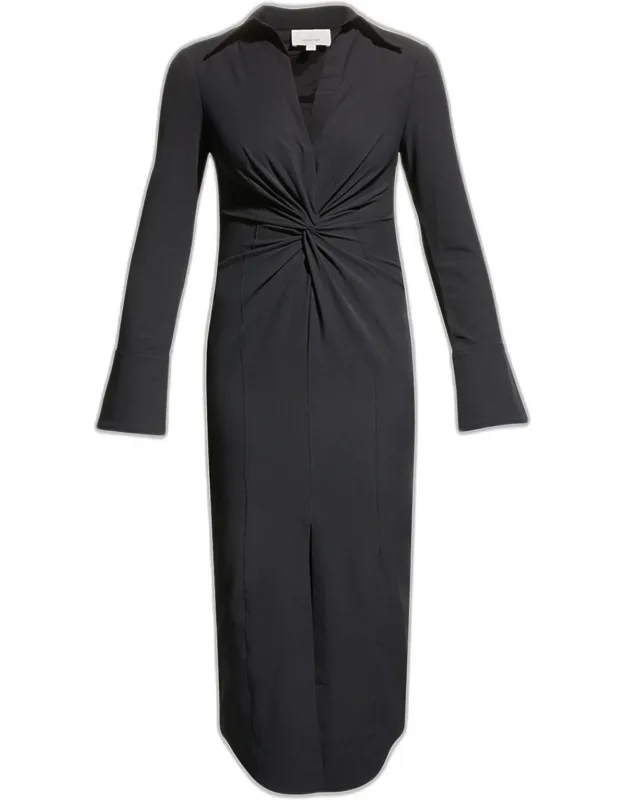 Collared Midi Dress