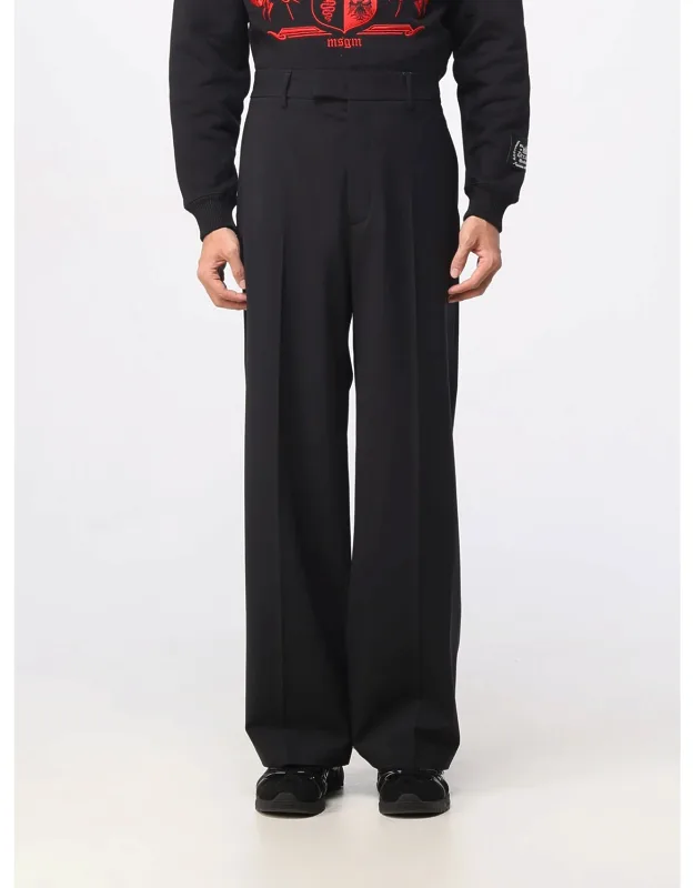 Pants In Stretch Virgin Wool