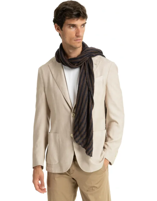 Cashmere Scarf - Made In Italy, Stripes