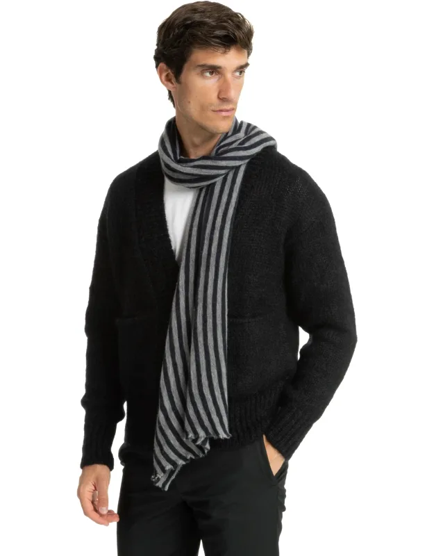 Cashmere Scarf - Made In Italy, Stripes