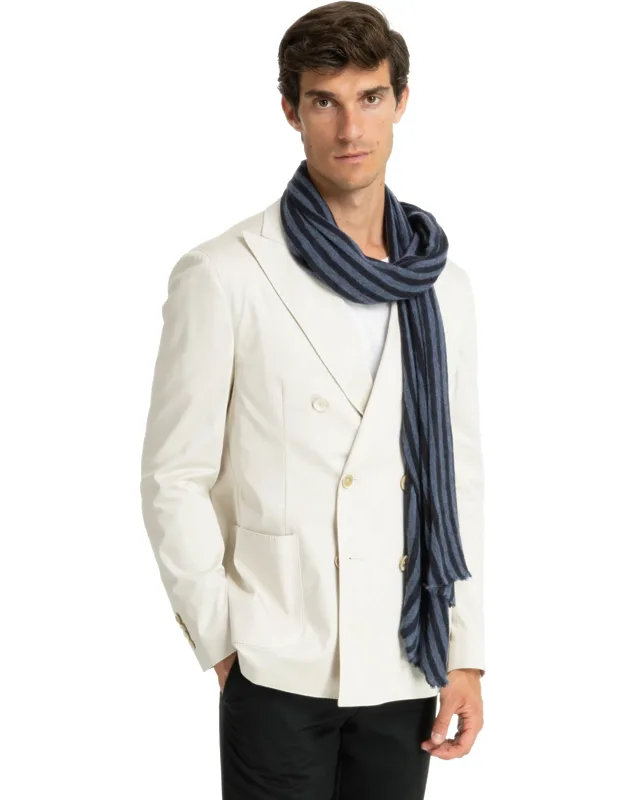 Cashmere Scarf - Made In Italy, Stripes