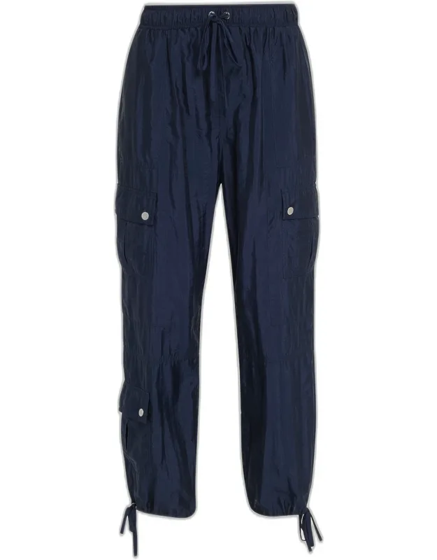 Tie-cuff Cargo Pants