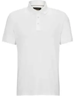 Regular-fit Polo Shirt In Mercerized Italian Cotton
