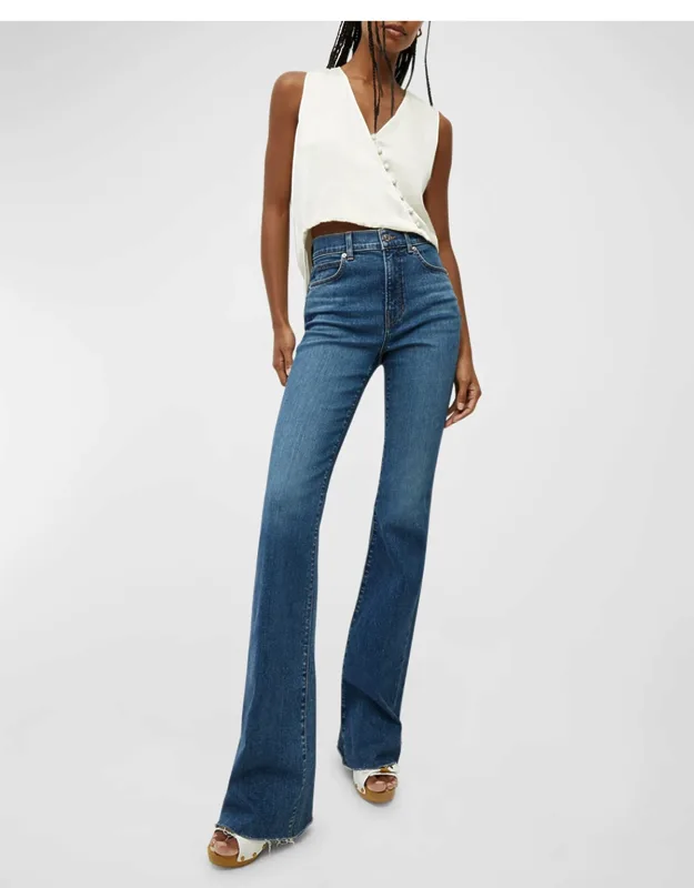 Bootcut Raw Hem Jeans