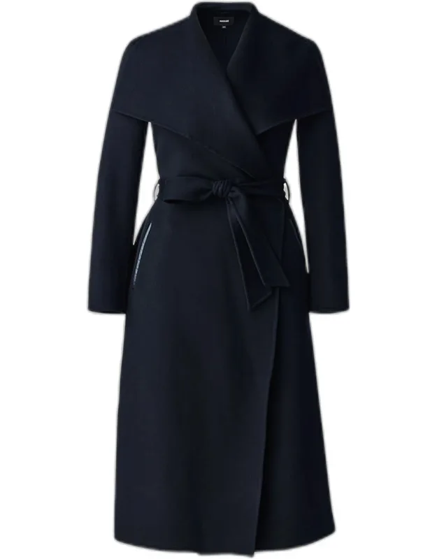 Wool Belted Wrap Coat