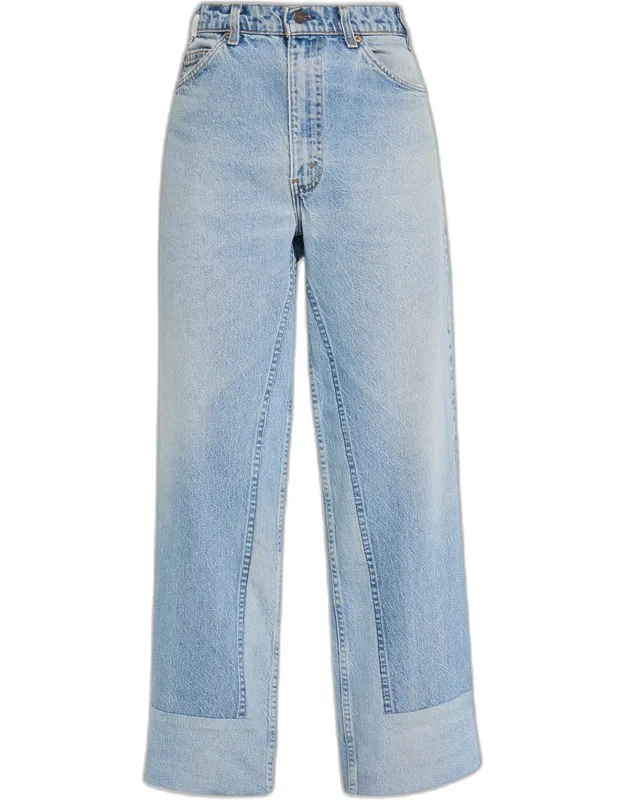 Reworked Culotte Jeans