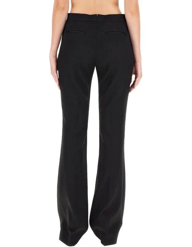 Barathea Pants Flare Fit Model Height 175 Cm