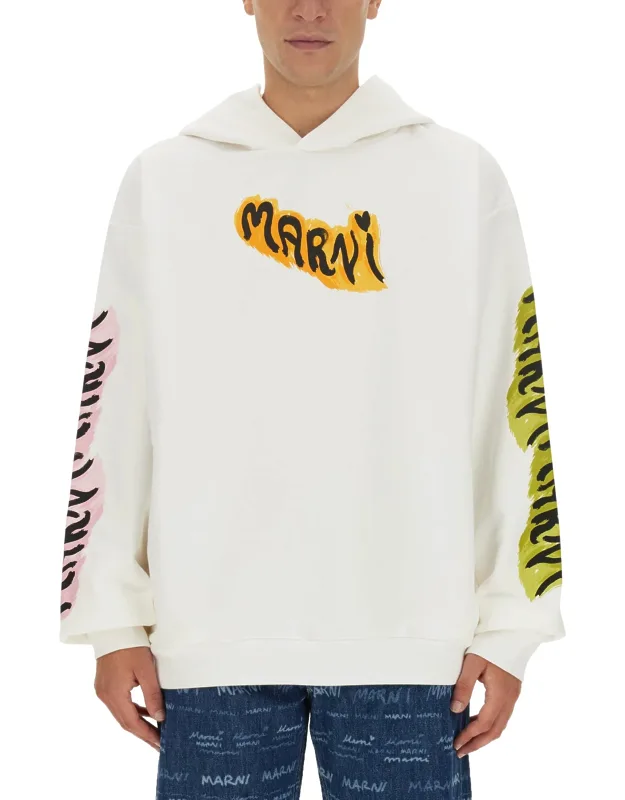 Sweatshirt With Logo, Regular Fit