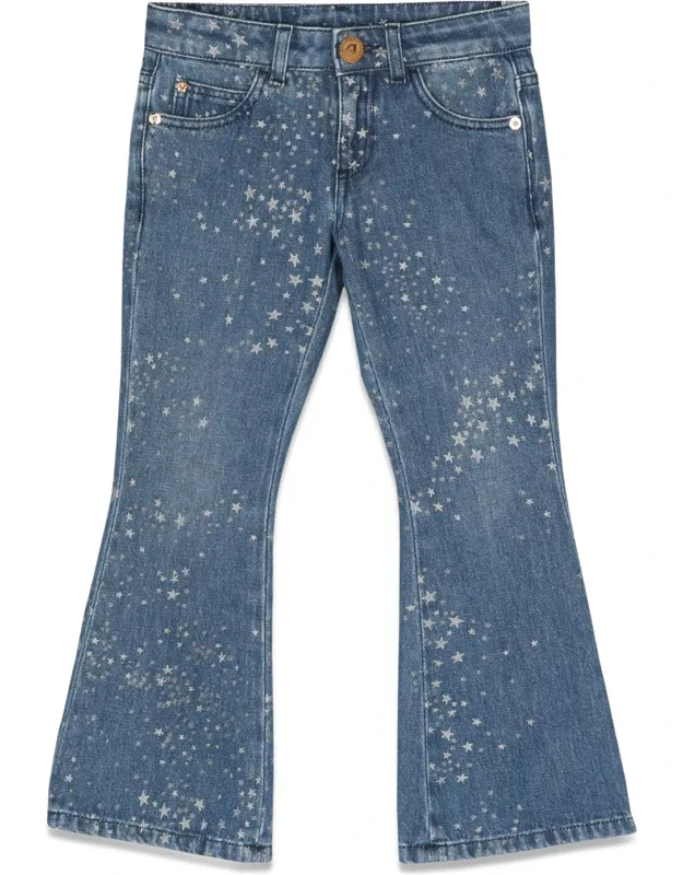 Glitter Print Jeans