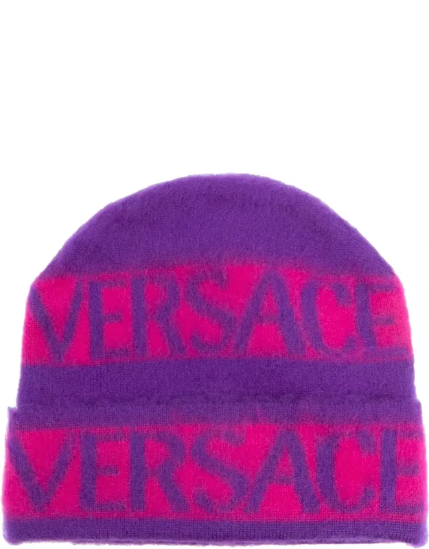 Beanie With Logo Stripes