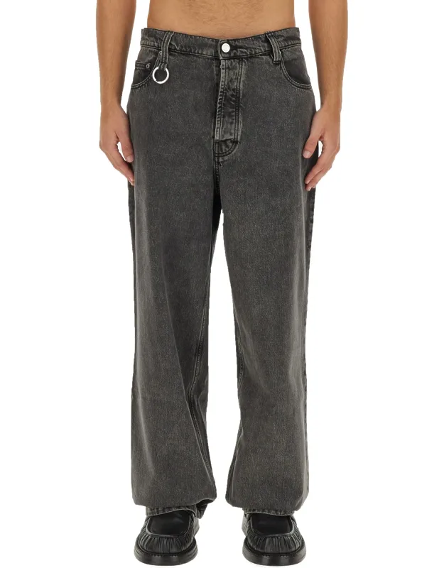 études Jeans Wide Leg, 185 Cm Tall, Size 48