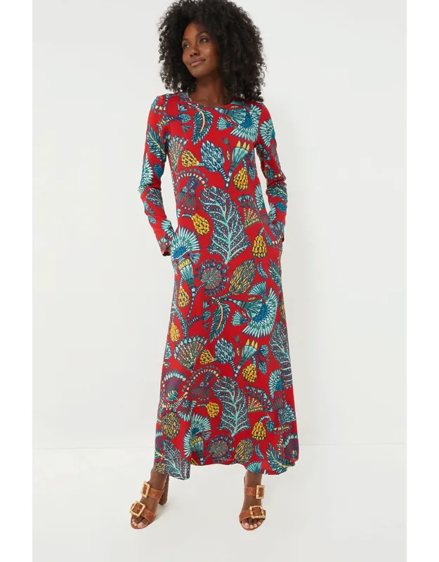 Sicomore Long Sleeve Swing Dress