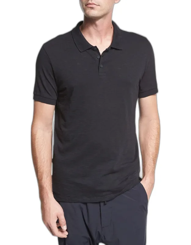 Classic Slub Cotton Polo Shirt