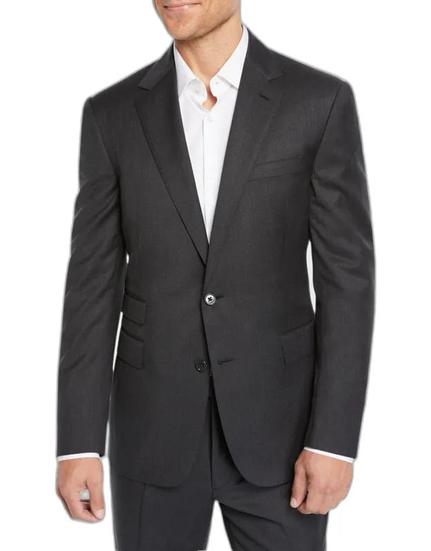 Gregory Hand-tailored Wool Serge Suit