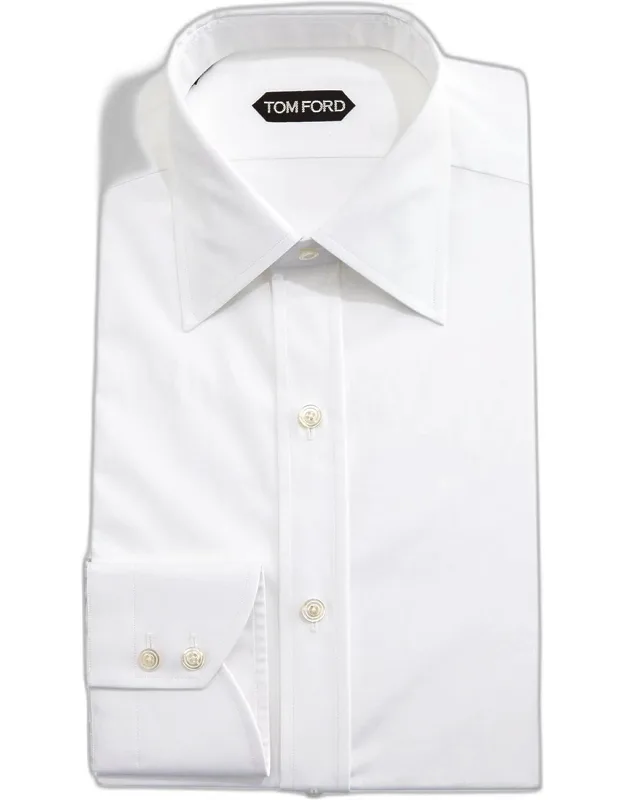 Barrel-cuff Dress Shirt