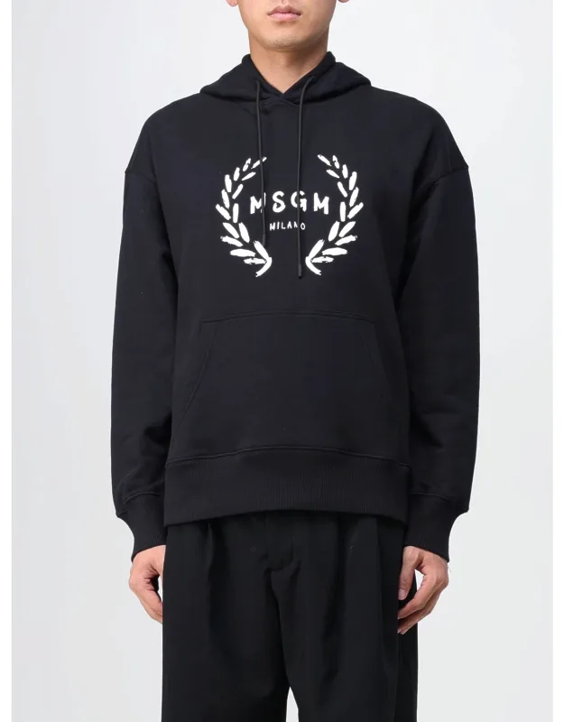 Cotton Sweatshirt With Logo Print