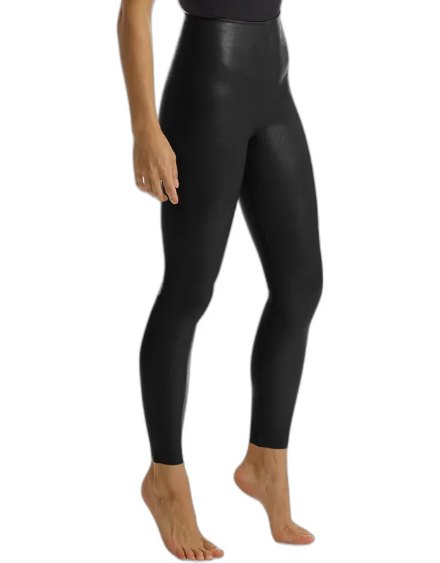Classic Faux-leather Leggings