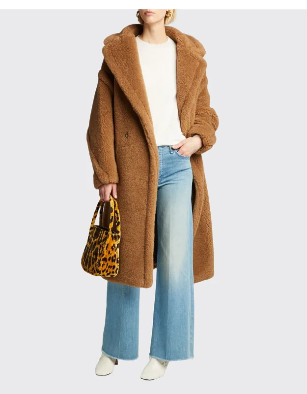 Double-breasted Teddy Coat
