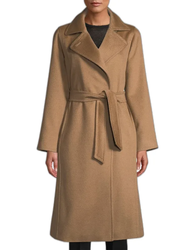 Belted Camel Hair Coat