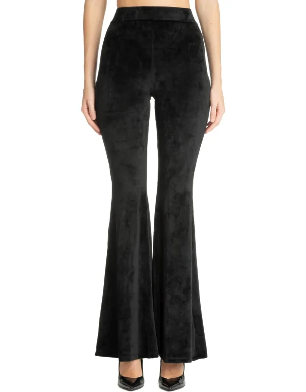 Trousers With Logo And Embroideries