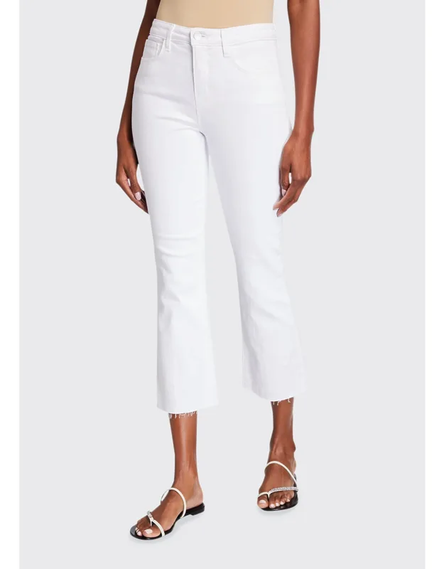 High-rise Crop Flare Jeans