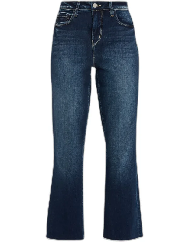 High Rise Kick-flare Jeans