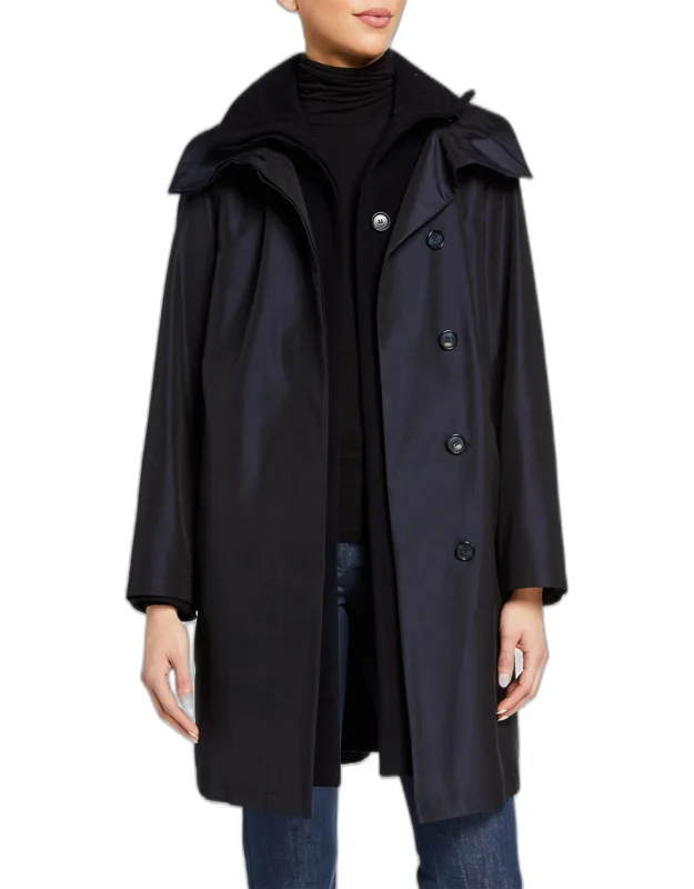 Storm System Double-breasted Coat