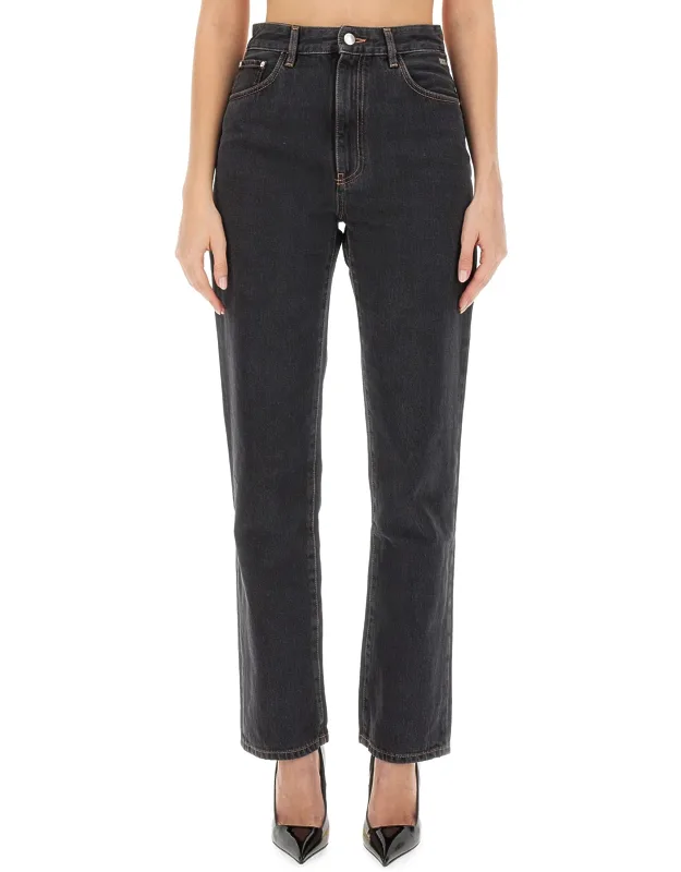 Jeans In Denim, Model Is 180 Cm Tall, Size 27