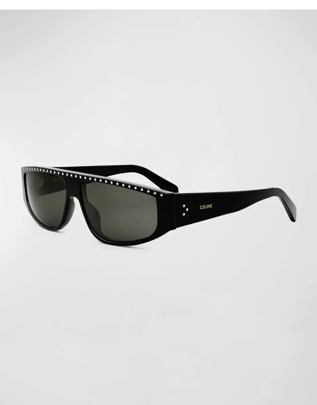 Animation Acetate Rectangle Sunglasses