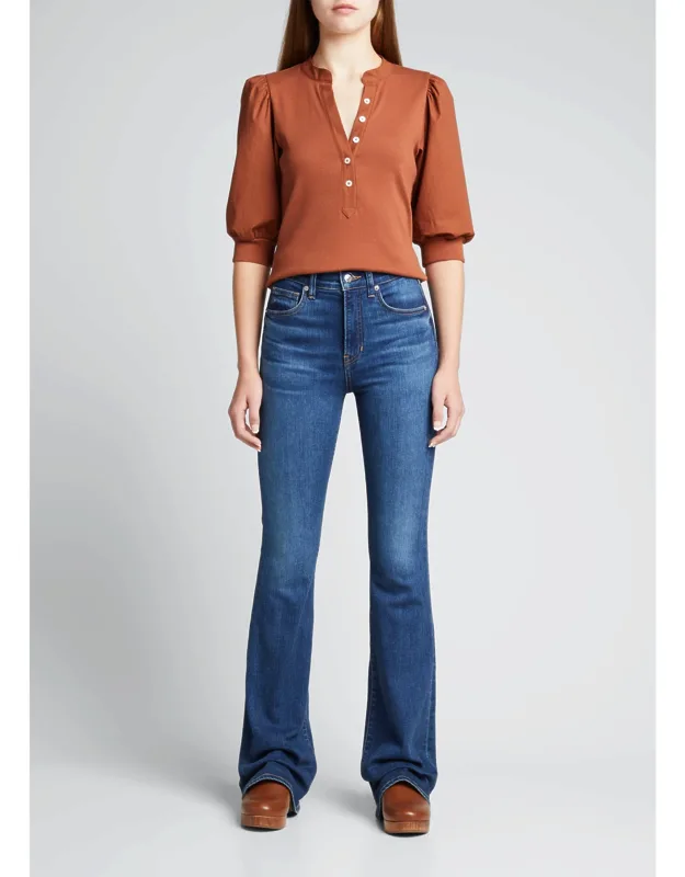 Beverly High-rise Skinny Flare Jeans