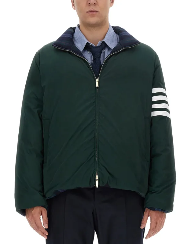 Reversible Jacket With Model Height 185 Cm